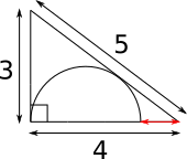 Semicircle in a Triangle