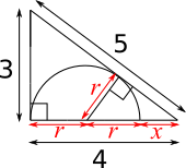Semicircle in a Triangle