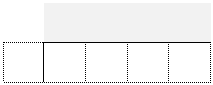 A grid representing the division of a 4-digit number by a 1-digit number.