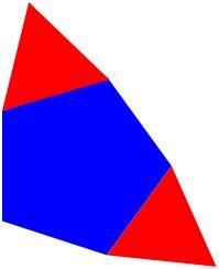The previous image with an added triangle along the top side.